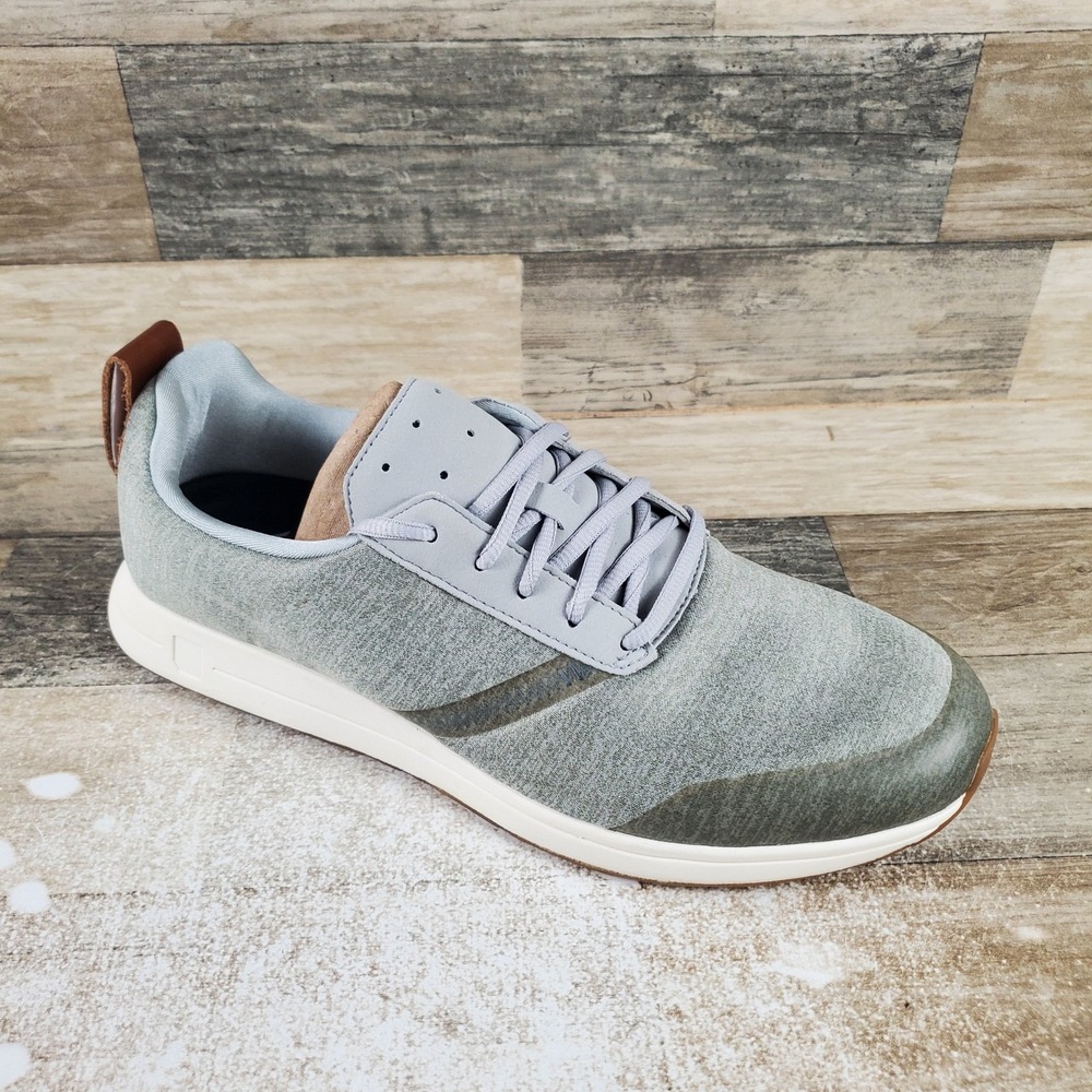 York Athletics Mfg. The Henry Runner Shoes Mens Size 9.5 Gray Sweatshirt